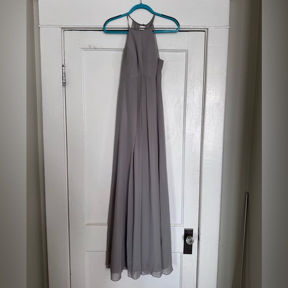 Azazie Dresses & Skirts - Azazie Sarah Silver A4 Bridesmaid